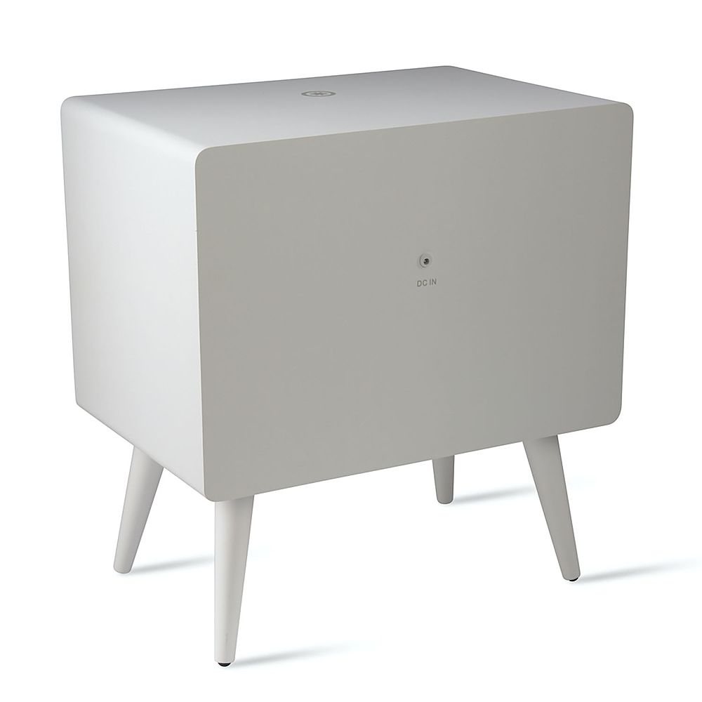 Angle View: Koble - Ralph Smart Side Table with Speaker - White