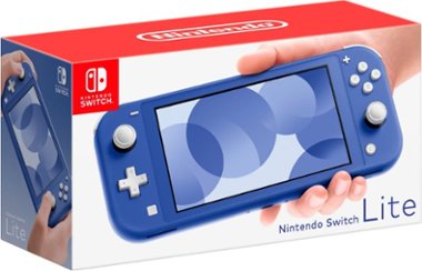 Nintendo - Geek Squad Certified Refurbished Switch Lite 32GB Console - Blue - Front_Zoom