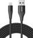 Front. Anker - Powerline+ II USB-A to Lightning Cable 3-ft - Black.