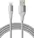 Front. Anker - Powerline+ II USB-A to Lightning Cable 3-ft - Silver.