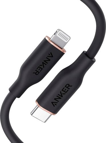 Anker PowerLine III Flow USB-C with Lightning Connector 6ft - Black