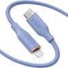 Anker - PowerLine III Flow USB-C to Lightning Cable 6-ft - Purple