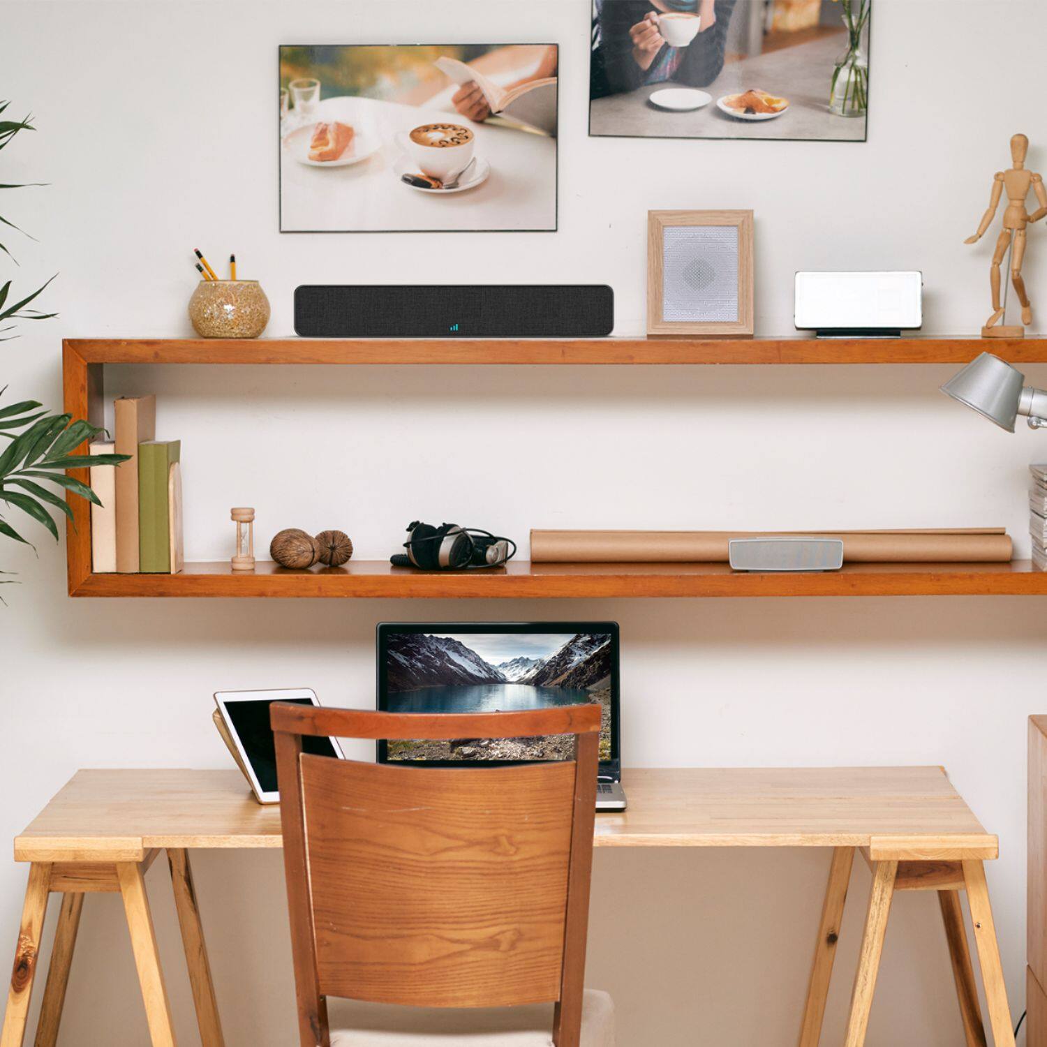 Alt View 14. Core Innovations - Amplified Bar HDTV Indoor Antenna 80Mile Range With 4G/5G LTE Filter - Black.