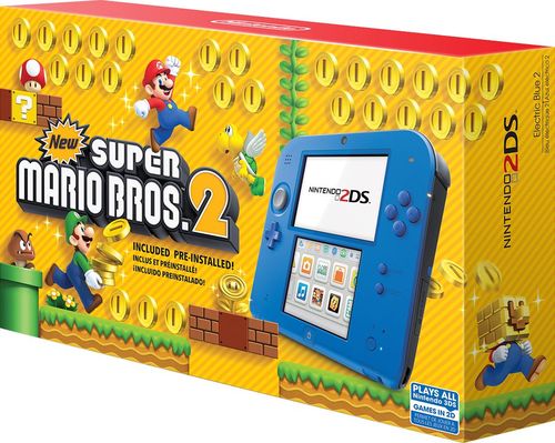 Nintendo - Geek Squad Certified Refurbished 2DS Console - Electric Blue