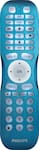 Philips - 6 Device Backlit Universal Remote Control - Brushed Electric Blue