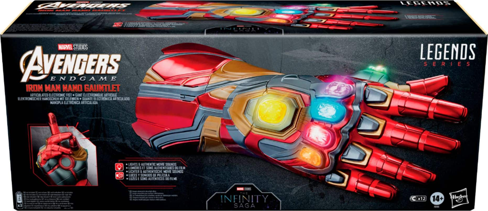 Marvel legends series on sale iron man gauntlet