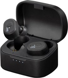 JVC - Marshmallow True Wireless In-Ear Headphones - Black - Front_Zoom