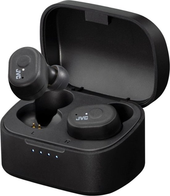 Front Zoom. JVC - Marshmallow True Wireless In-Ear Headphones - Black.