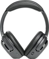 JBL - Tour One Wireless Over-Ear Noise Cancelling Headphones - Black - Front_Zoom