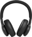 Front Zoom. JBL - Live 660NC Wireless Noise Cancelling Headphones - Black - Black.