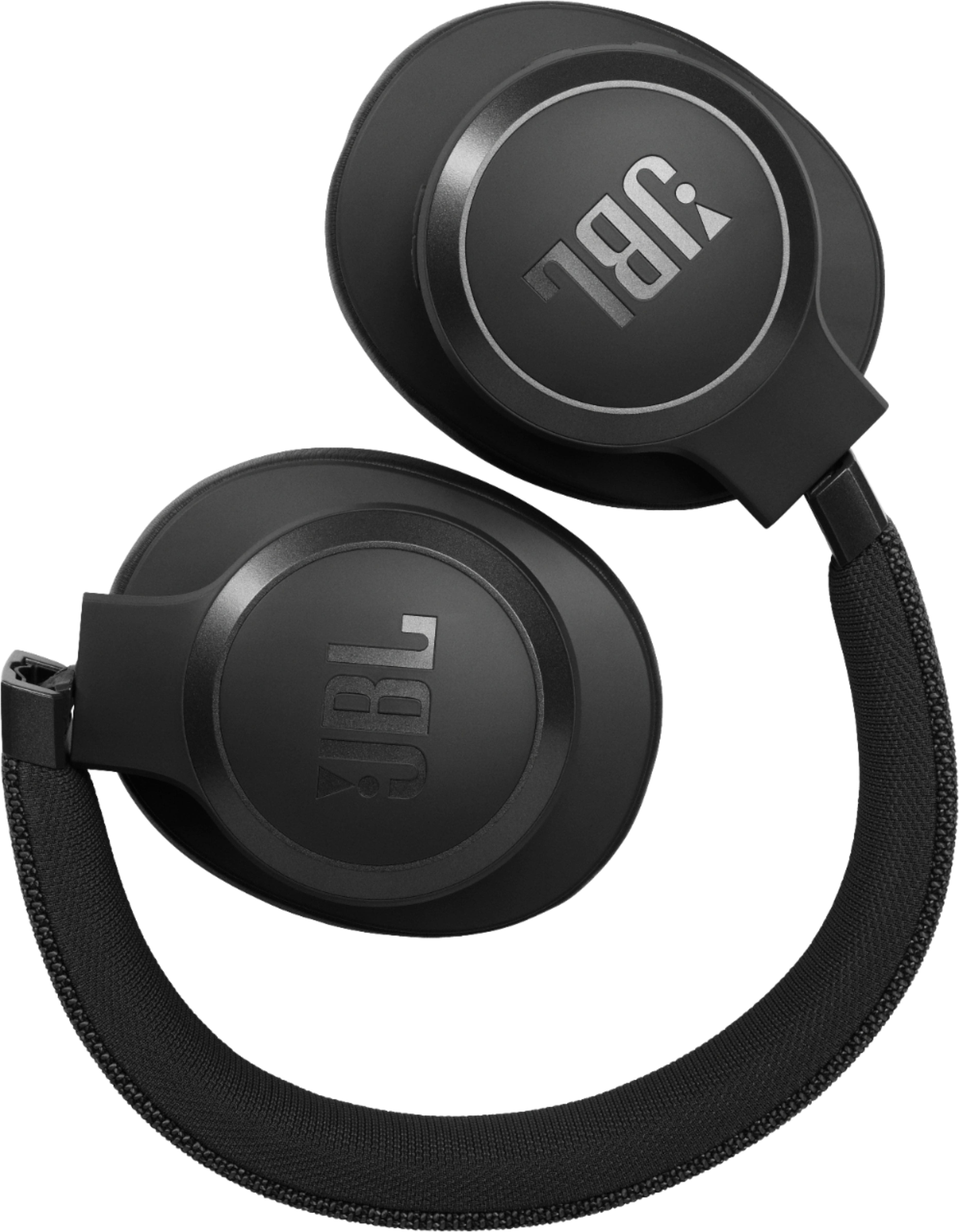 Alt View 12. JBL - Live 660NC Wireless Noise Cancelling Over-The-Ear Headphones - Black.