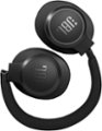 Alt View Zoom 12. JBL - Live 660NC Wireless Noise Cancelling Headphones - Black - Black.