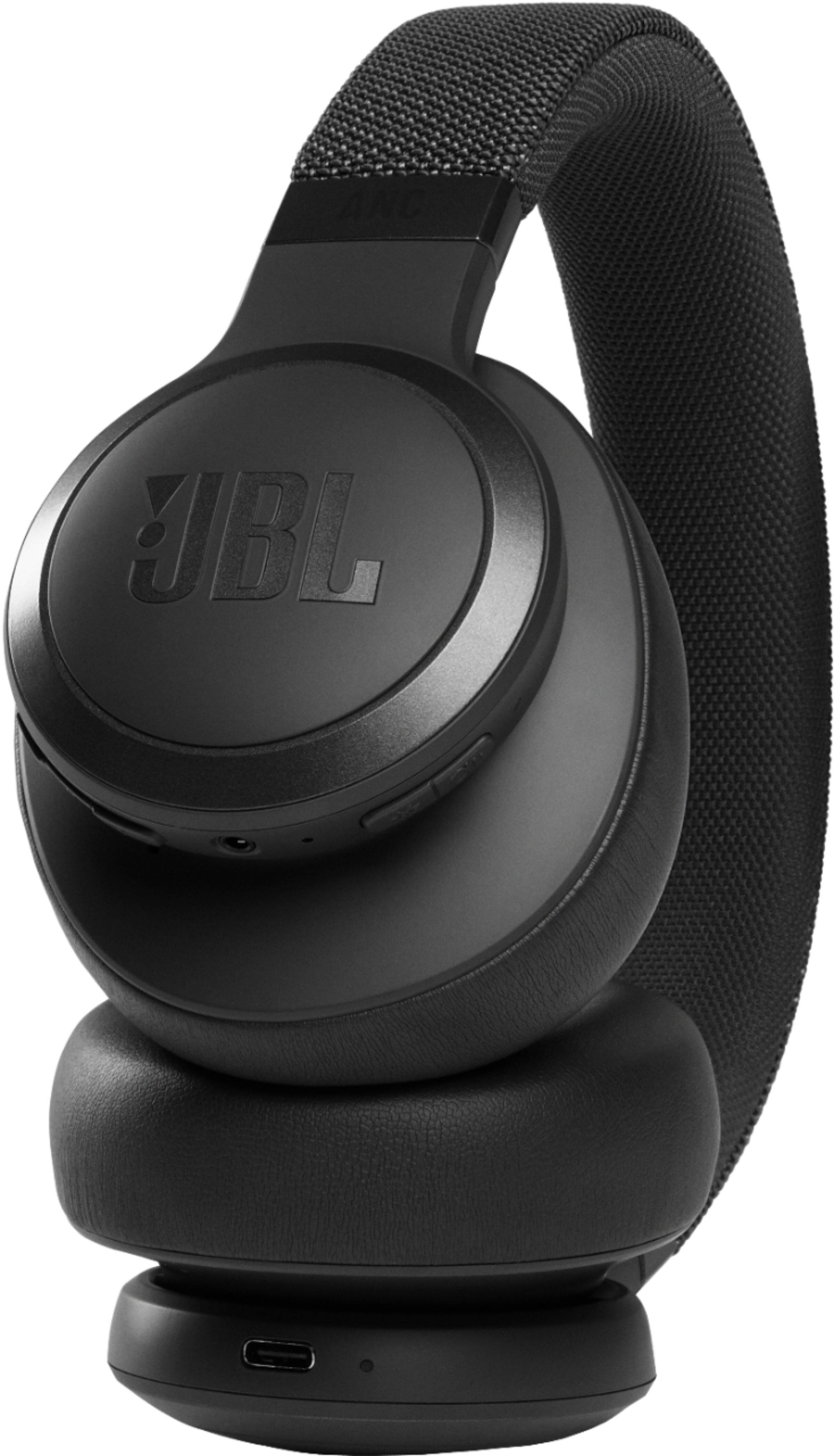thumbnail image 2 of JBL Live 660NC - Wireless Over-Ear Noise Cancelling Headphones With Long Lasting Battery And Voice Assistant - Black And InfinityLab InstantStation Wireless Stand And USB-A Compact Fast Charging 2 of 14