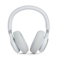 JBL - Live 660NC Wireless Noise Cancelling Headphones - White - Front_Zoom