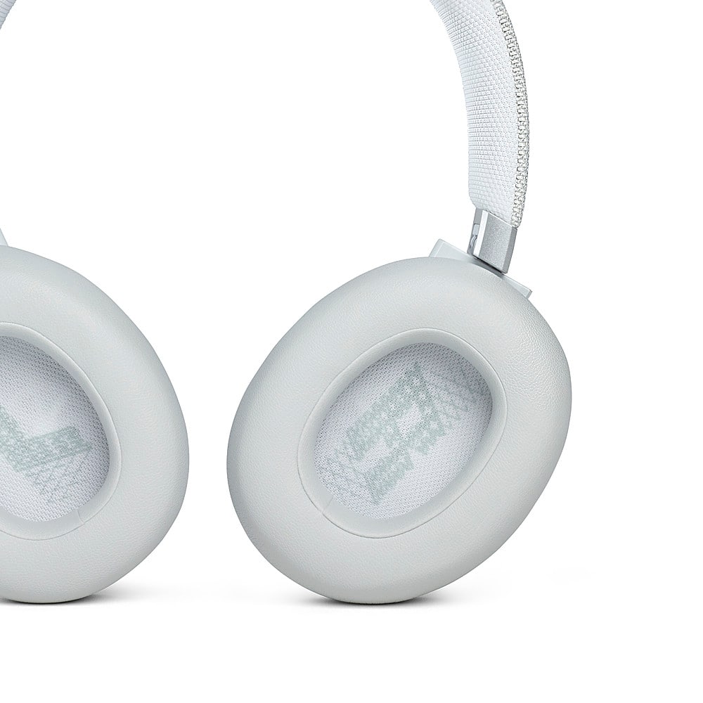 Alt View 13. JBL - Live 660NC Wireless Noise Cancelling Headphones - White.