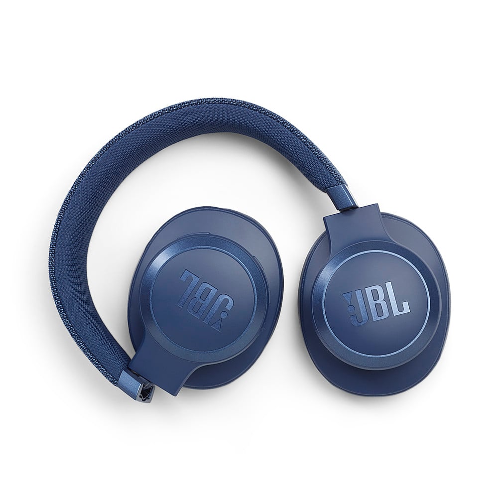 Alt View 12. JBL - Live 660NC Wireless Noise Cancelling Headphones - Blue.