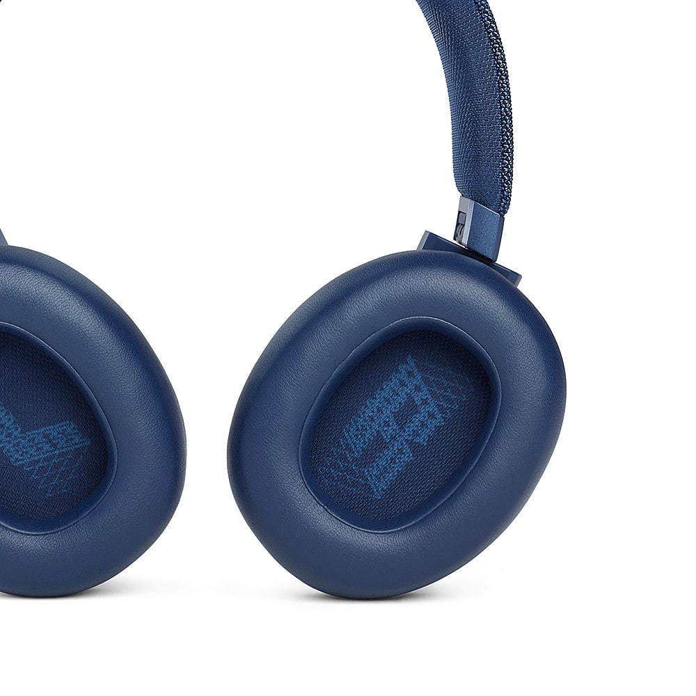 Alt View 15. JBL - Live 660NC Wireless Noise Cancelling Headphones - Blue.