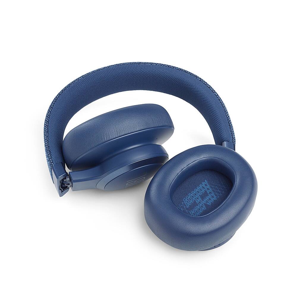 Alt View 16. JBL - Live 660NC Wireless Noise Cancelling Headphones - Blue.