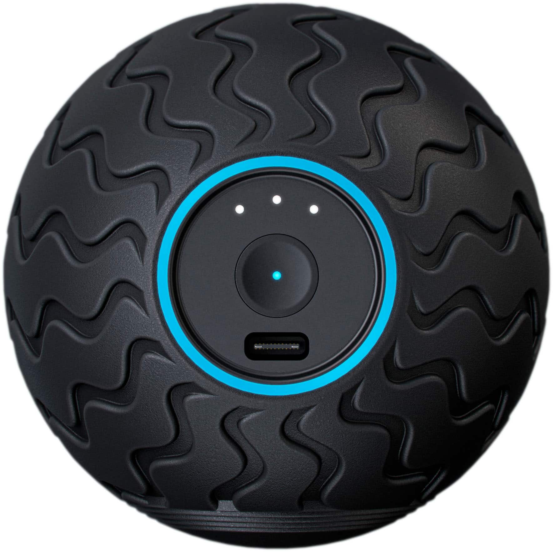 Angle. Therabody - Wave Solo Vibration Massage Device - Black.