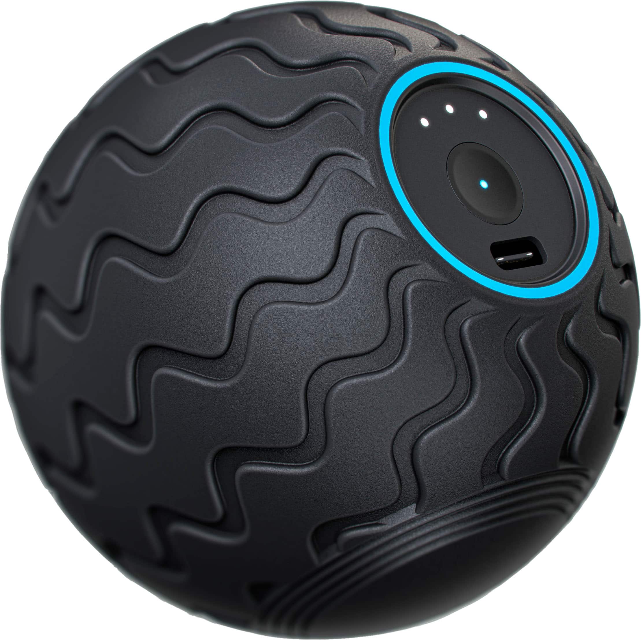 Front. Therabody - Wave Solo Vibration Massage Device - Black.