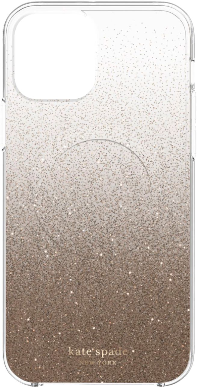 Best Buy: kate spade new york Protective Hardshell MagSafe Case for iPhone  13/12 Pro Max Champagne Glitter Ombre KSIPH-184-CHGO