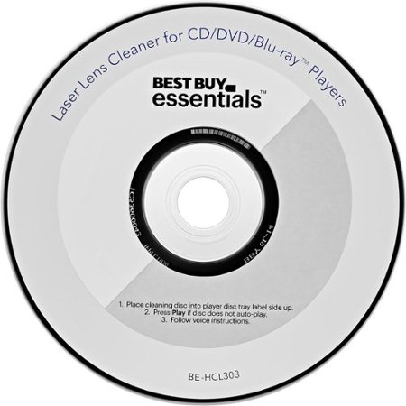 Best Buy essentials™ - Laser Lens Cleaner - Blue/White