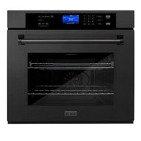ZLINE - 30" Professional Single Wall Oven with Self Clean and True Convection in Black Stainless Steel - Black Stainless Steel - Front_Zoom