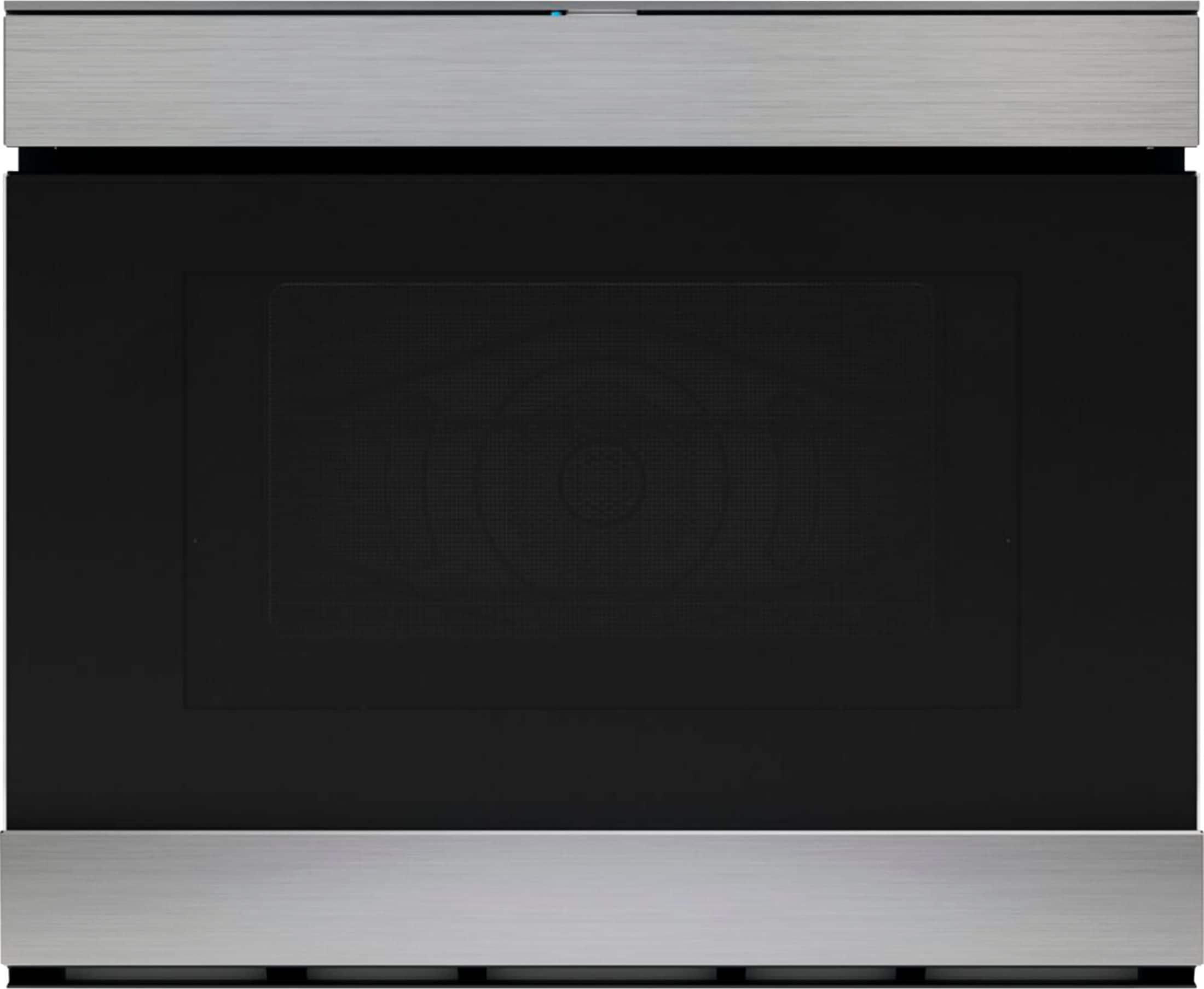 Front. Sharp - 24-In Microwave Convection Drawer - Silver.