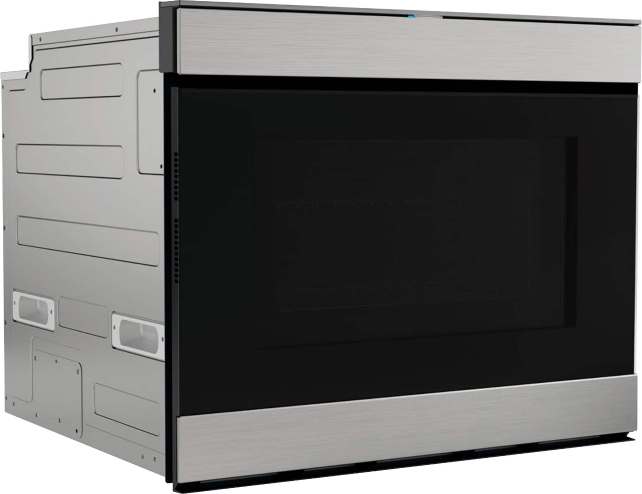 Angle. Sharp - 24-In Microwave Convection Drawer - Silver.