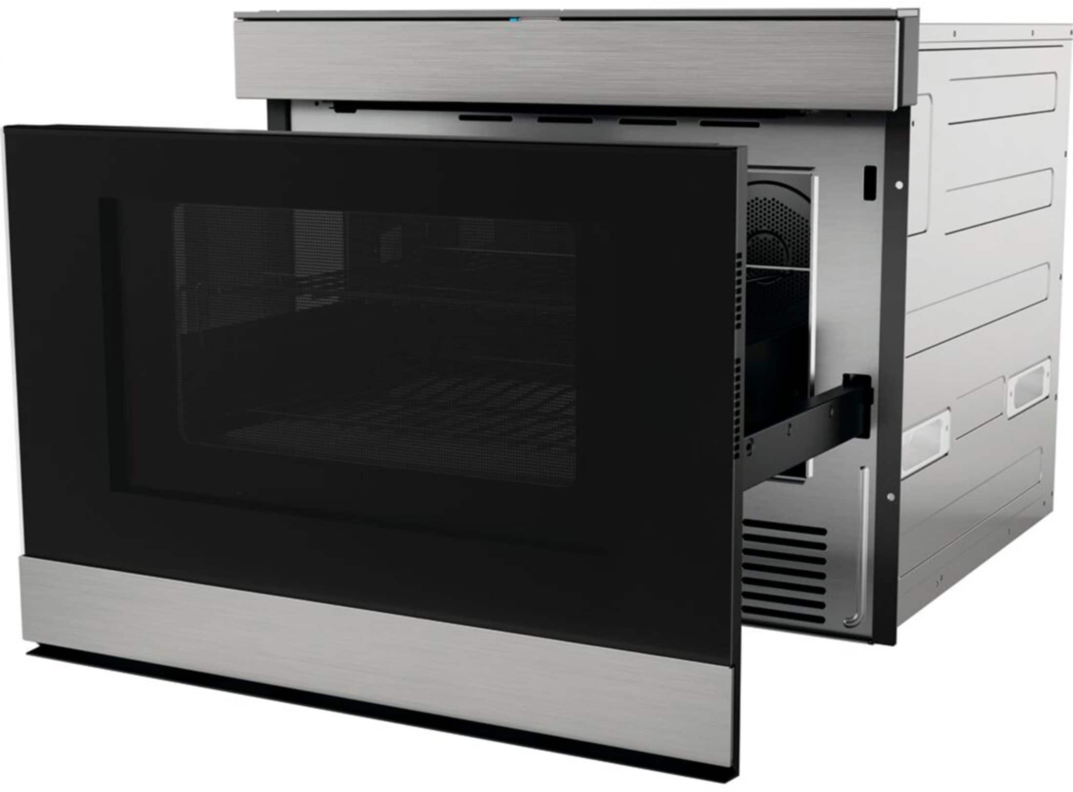 Alt View 11. Sharp - 24-In Microwave Convection Drawer - Silver.