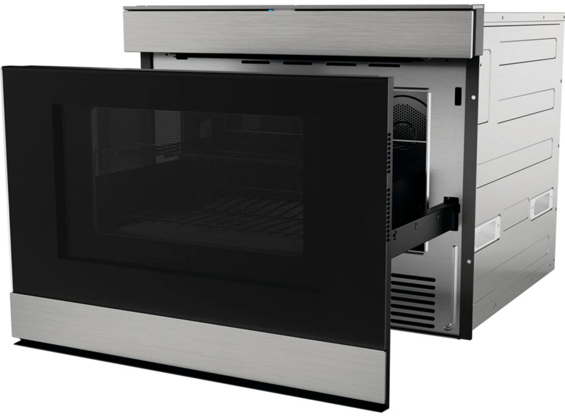 Alt View 11. Sharp - 24-In Microwave Convection Drawer - Silver.