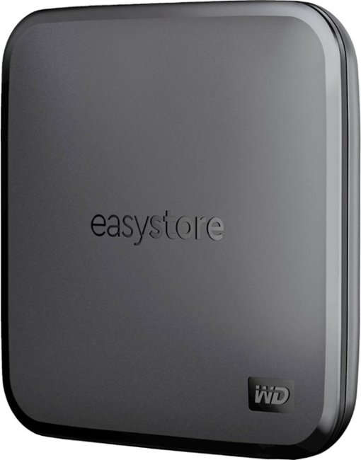 WD - easystore 1TB External USB 3.0 Portable SSD - Black_2