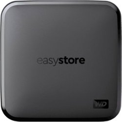 WD - easystore 1TB External USB 3.0 Portable SSD - Black - Front_Zoom