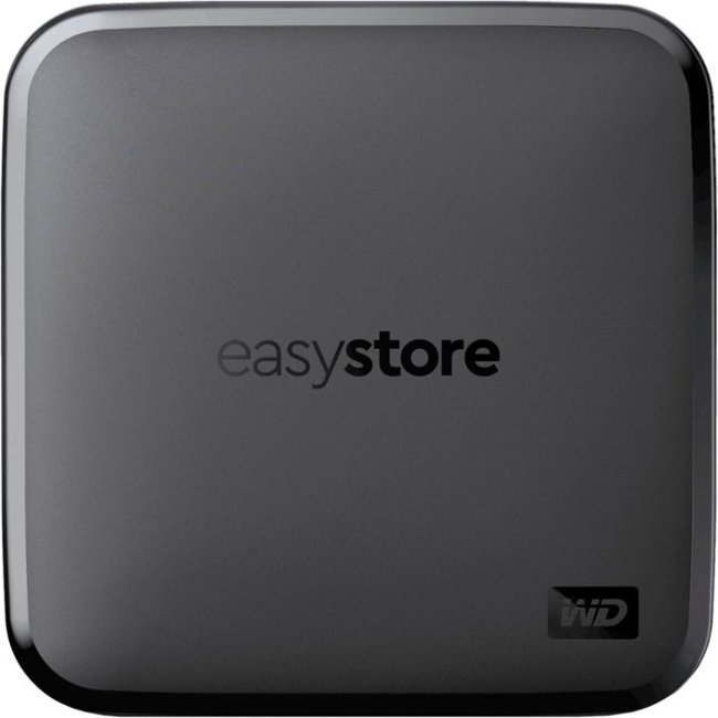 WD - easystore 1TB External USB 3.0 Portable SSD - Black_0