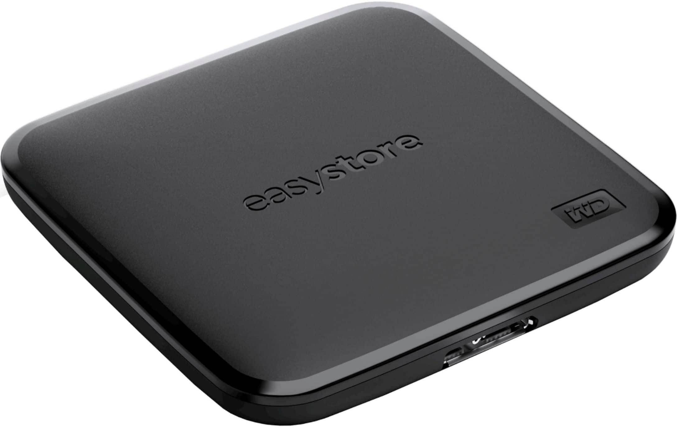 Alt View 11. WD - easystore 1TB External USB 3.0 Portable SSD - Black.