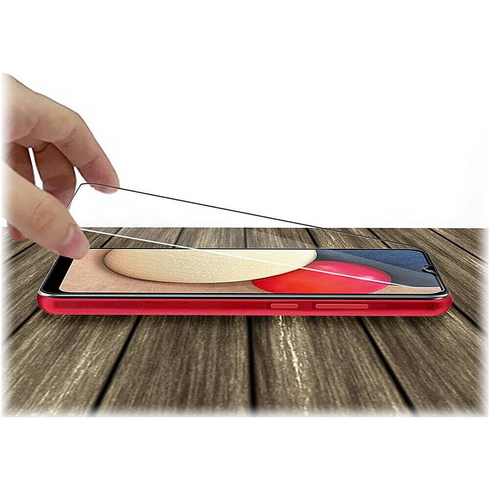Alt View 11. SaharaCase - ZeroDamage Ultra Strong+ Tempered Glass Screen Protector for Samsung Galaxy A02 and A02s (2-Pack) - Clear.