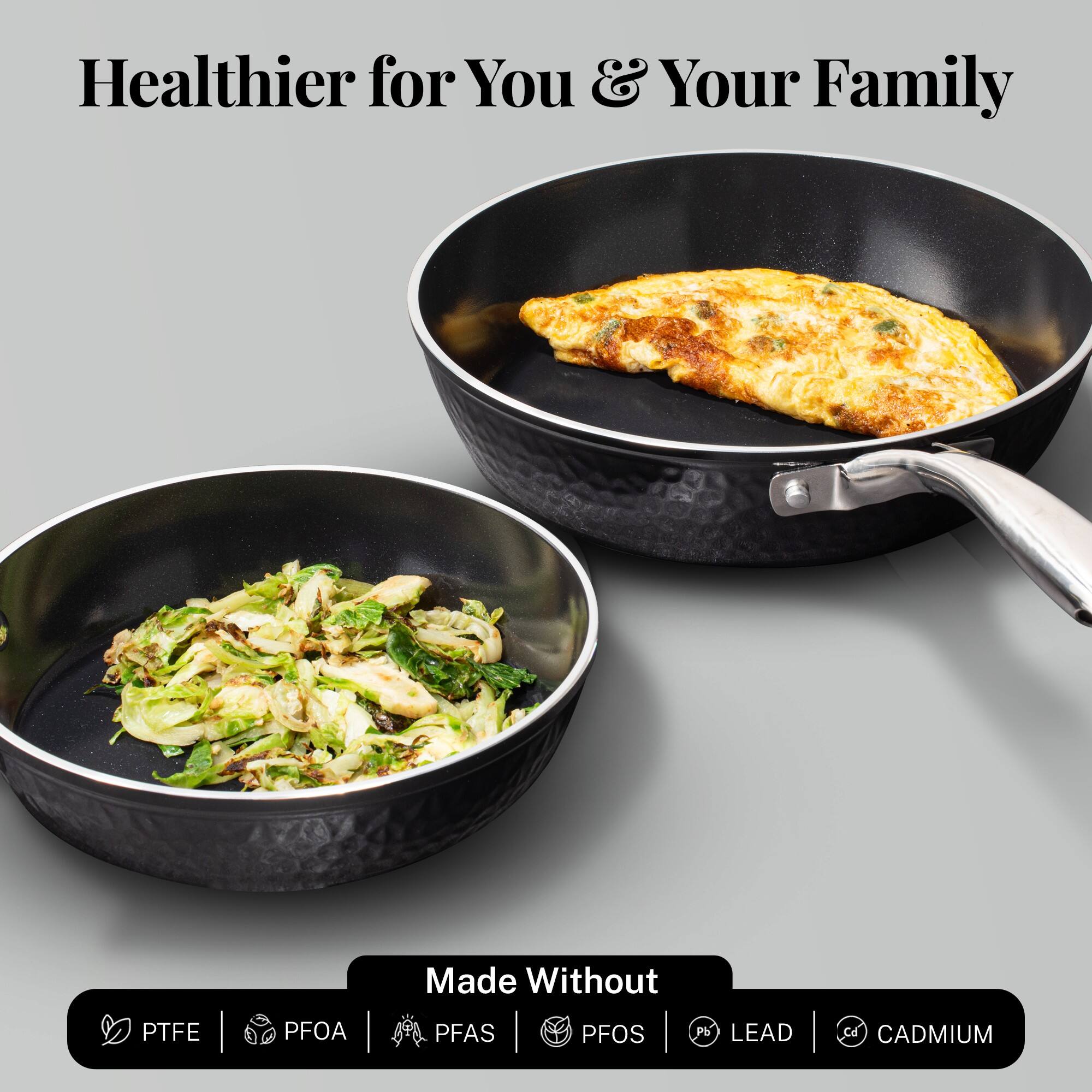 Healthier for You & Your Family

Made Without
PTFE | PFOA | PFAS | PFOS | LEAD | Cd | CADMIUM