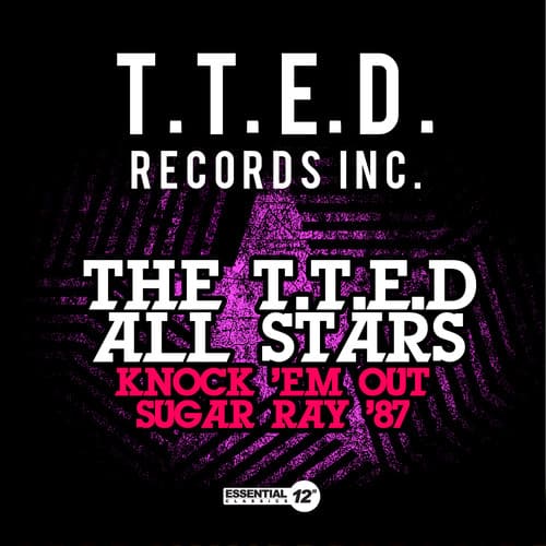 T.T.E.D All Stars - Knock 'Em Out Sugar Ray '87  - CD5 MAXI-SINGLE