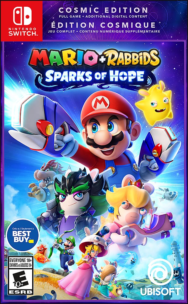 Mario + Rabbids Sparks of Hope Cosmic Edition Nintendo Switch, Nintendo  Switch – OLED Model, Nintendo Switch Lite UBP10902497 - Best Buy