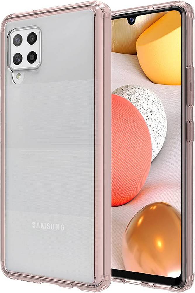 Alt View 13. SaharaCase - Hard Shell Series Case for Samsung Galaxy A42 5G - Clear Rose Gold.