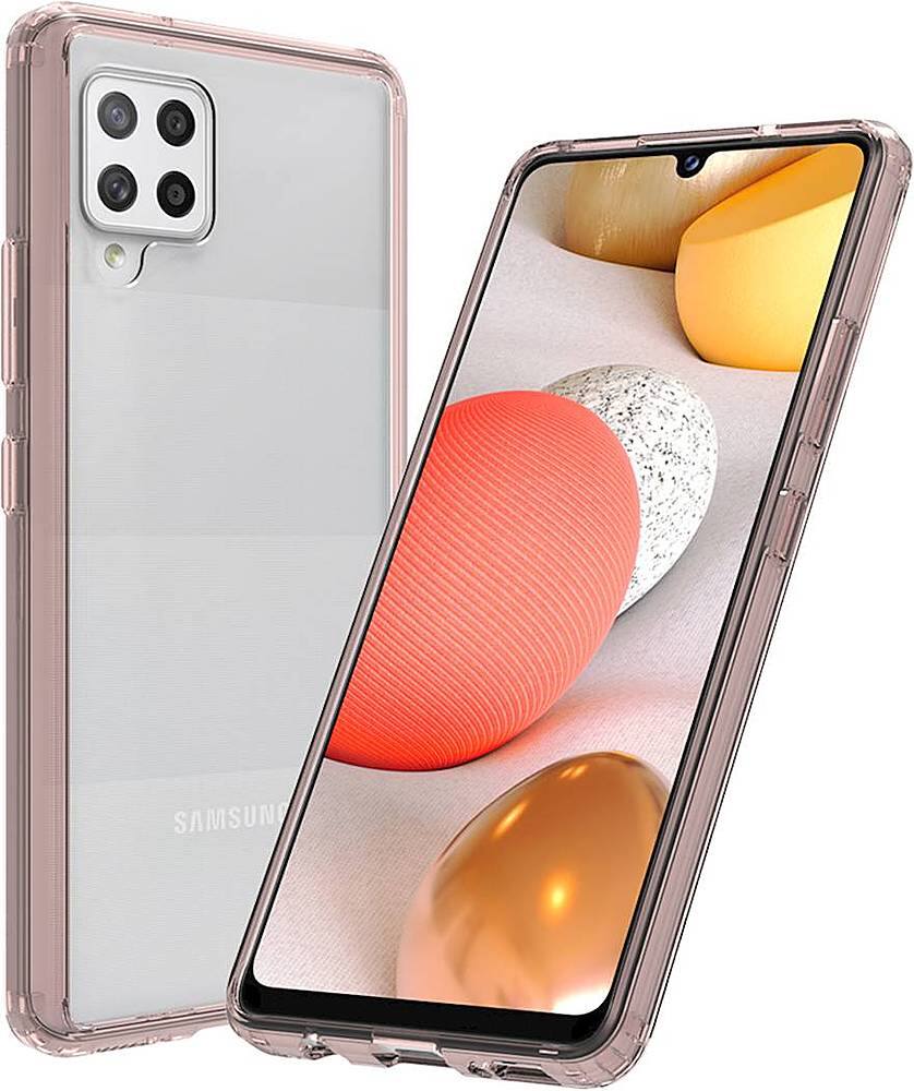 Alt View 14. SaharaCase - Hard Shell Series Case for Samsung Galaxy A42 5G - Clear Rose Gold.