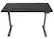 Front. Victor - Electric Full Standing Desk - Black.