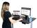 Alt View 14. Victor - Electric Full Standing Desk - Black.