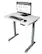 Alt View 19. Victor - Compact Electric Full Standing Desk - White.