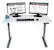 Alt View 14. Victor - Electric Full Standing Desk - White.