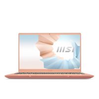 MSI - Modern 14" Laptop, i7-1165G7, 8GB, Intel Iris Xe, 512GB, Windows 10 Home - Beige Mousse - Front_Zoom