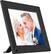Angle. Aluratek - 9" Motion Sensor Digital Photo Frame with Auto Rotation and 16GB Built-in Memory - Black.