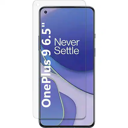 Angle. SaharaCase - ZeroDamage ULTRA STRONG + HD Tempered Glass Screen Protector for OnePlus 9 5G - Clear.
