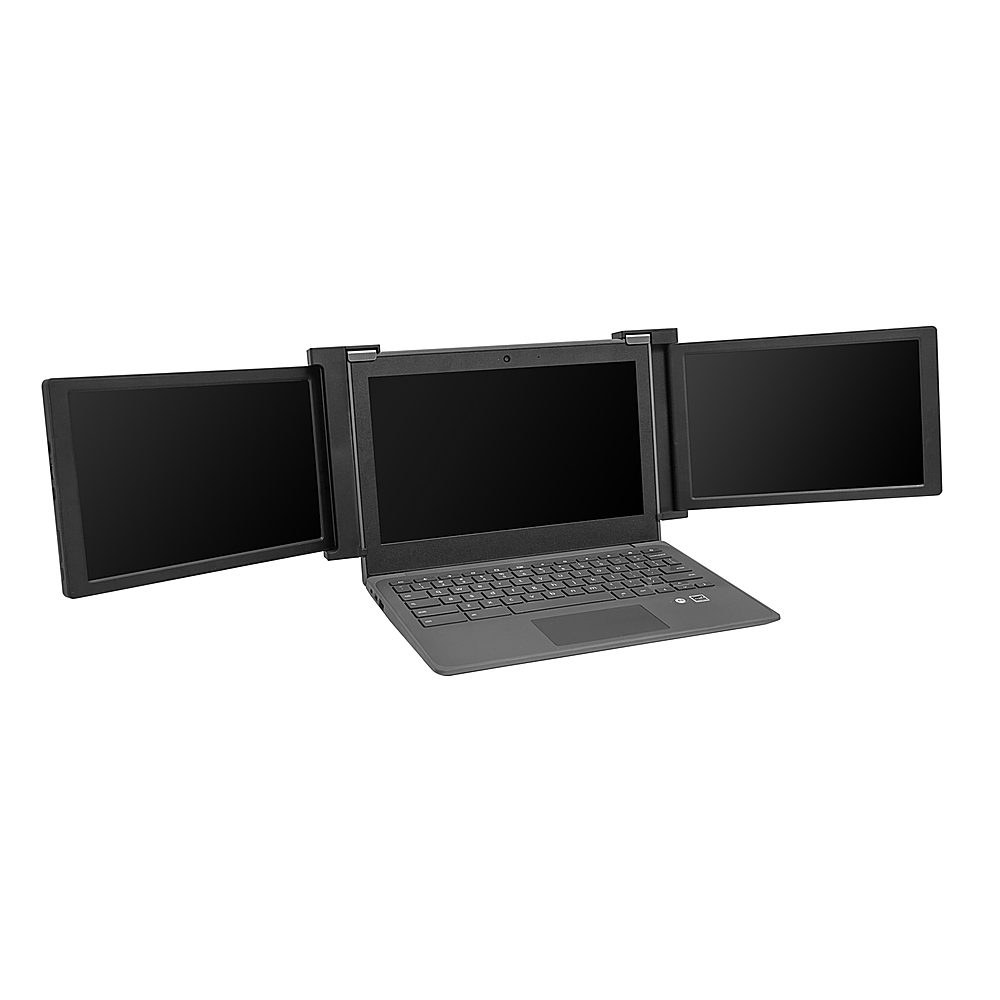Angle View: NHT - Portable 11.6" IPS FHD Dual Screen Monitor for Laptops - Black