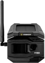 Vosker - V150 Outdoor Wire Free 1080p Full HD Security Camera - Color by day, infrared by night - Front_Zoom